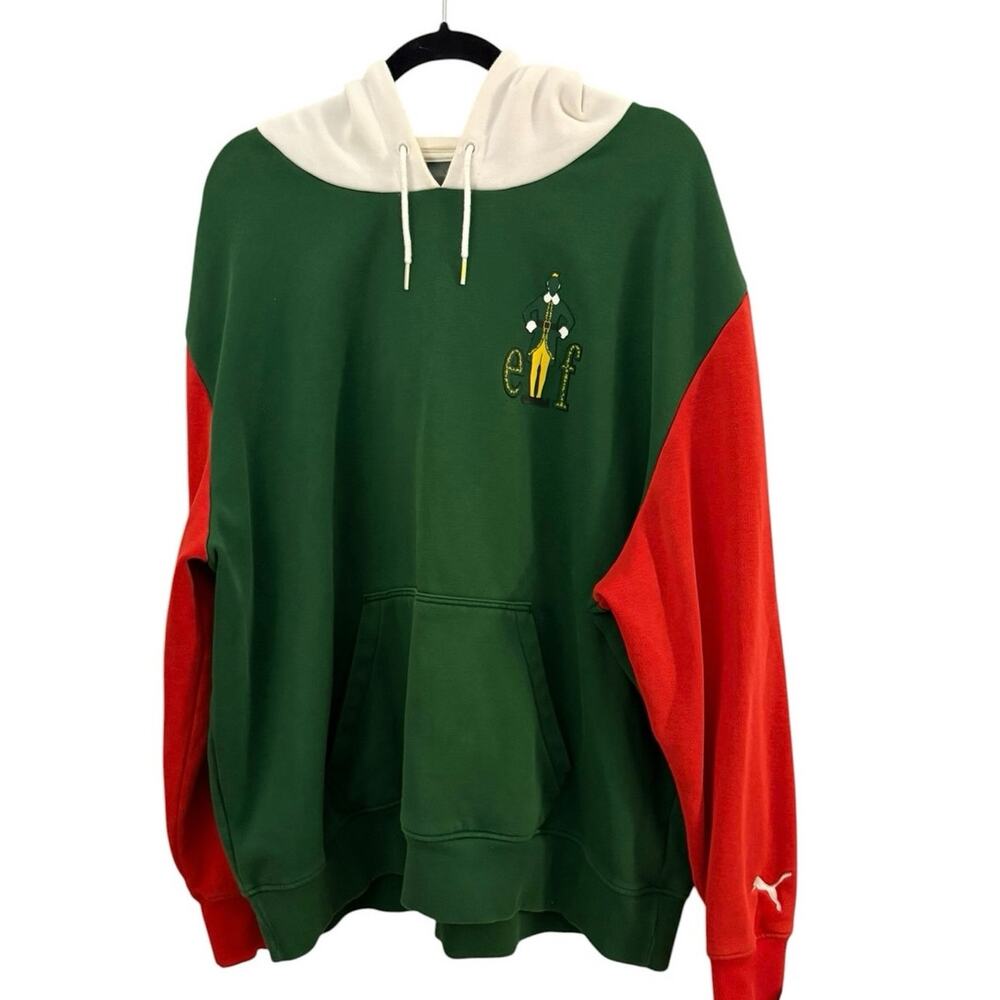 Puma Son of a Nutcracker Elf Hoodie Sweatshirt Mens 3 XL Christmas Heavyweight